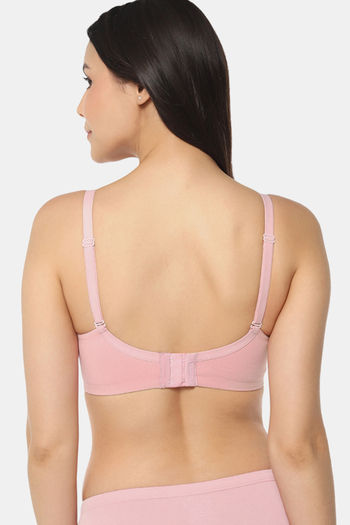 Amante Padded Non Wired Full Coverage T-Shirt Bra - Pink Nectar — image 4